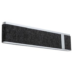 Applique murale LED Jagun Aluminium / Feutre - Anthracite - 1 ampoule