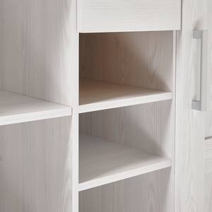 Highboard Kondzi witte larikshouten look/lichte San Remo eikenhouten look