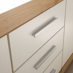 Sideboard con illuminazione Pegnat Marrone - Bianco - Materiale a base lignea - 160 x 125 x 45 cm