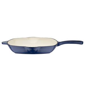 Grillpan Blue Magic gietijzer - blauw