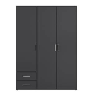 Drehtürenschrank Matera Graumetallic - Breite: 140 cm