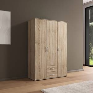 Drehtürenschrank Twin Eiche Sonoma Dekor - Breite: 127 cm