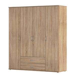 Drehtürenschrank Twin Eiche Sonoma Dekor - Breite: 168 cm