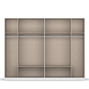 Drehtürenschrank Davoa mit Spiegel Graumetallic / Eiche Artisan Dekor - Breite: 271 cm