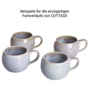 Espressotasse COTTAGE 6er-Set Steinzeug - Hellblau