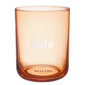 Trinkglas COLORATA Sole 6er-Set Glas - Orange