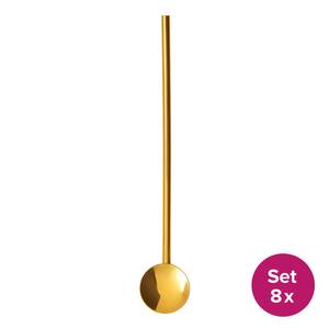 Trinklöffel SIP & SPOON 8er-Set Edelstahl - Gold