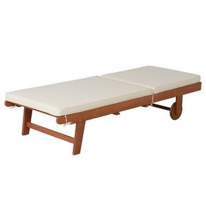 Lounge-eiland San Diego massief eucalyptushout - Beige