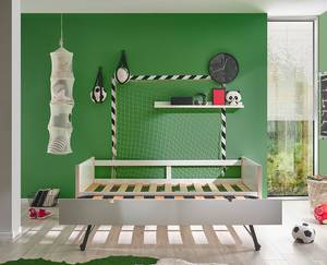 Functioneel bed Marler wit/grenenhout