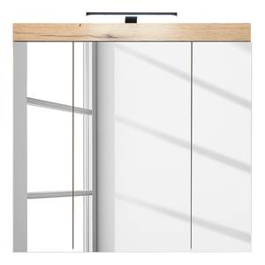 Beleuchteter Spiegelschrank Nison Eiche Dekor - Breite: 80 cm