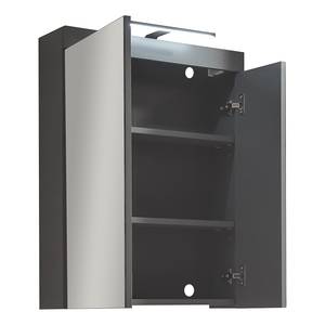 Beleuchteter Spiegelschrank Nison Graphit - Breite: 60 cm