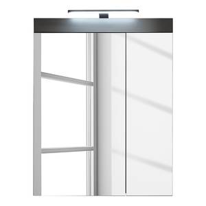 Beleuchteter Spiegelschrank Nison Graphit - Breite: 60 cm