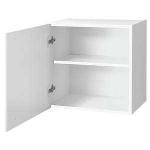 Armoire murale Pattburg avec porte Blanc brillant