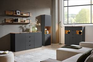 Sideboard Besco Graphit / Eiche Artisan Dekor