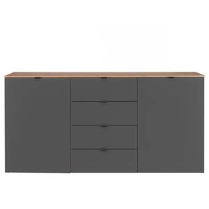 Sideboard Besco Graphit / Eiche Artisan Dekor