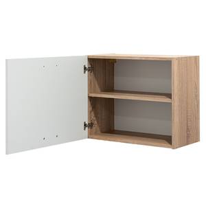 Hängeschrank Bendoc Matt Weiß / Eiche Sonoma Dekor - Breite: 60 cm