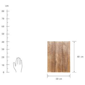 Platzset MANGO DAYS 4er-Set Mangoholz - Natur