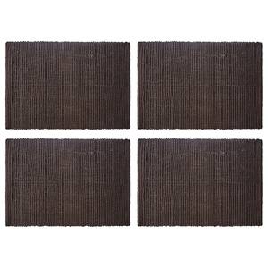 Platzset FARMHOUSE 4er-Set Jute - Anthrazit