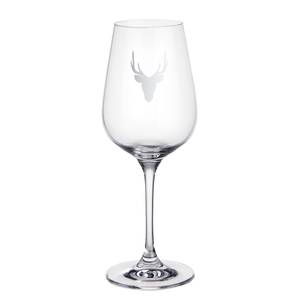 Wijnglas MOUNTAIN LOVE set van 6 glas - transparant