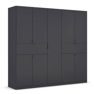 Drehtürenschrank Ticao mit Softclose Graumetallic - Breite: 226 cm