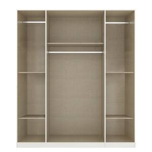 Drehtürenschrank Ticao Spiegel&Softclose Graumetallic - Breite: 181 cm