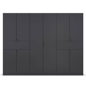 Drehtürenschrank Ticao mit Softclose Graumetallic - Breite: 271 cm