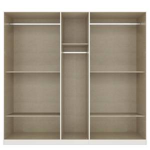 Drehtürenschrank Ticao Spiegel&Softclose Graumetallic / Eiche Artisan Dekor - Breite: 226 cm