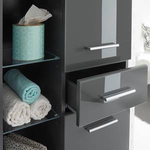 Hochschrank Grey Glas - Grau