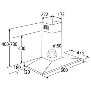 Küchenzeile Pattburg III Eiche Artisan Dekor - Breite: 280 cm - Mit Elektrogeräten