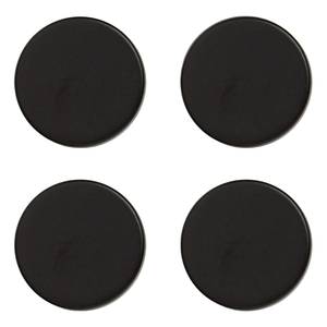 Set di 4 magneti Tremado Acciaio inox - Nero