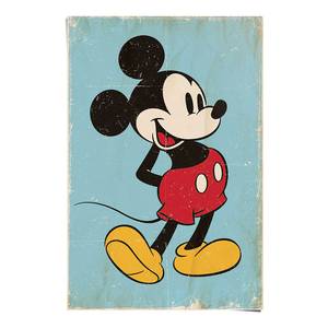 Poster Mickey Mouse papier - blauw - 61 x 91,5 cm