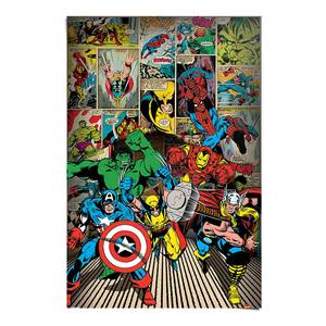 Poster Marvel Heroes Papier - Mehrfarbig - 61 x 91,5 cm