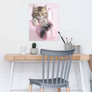 Poster Rachel Hale Minnie Papier - Pink - 40 x 50 cm