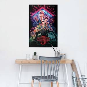 Poster Stranger Things papier - meerdere kleuren - 61 x 91,5 cm