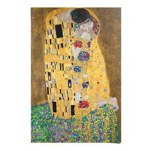 Poster Klimt Der Kuss papier - goudkleurig - 61 x 91,5 cm