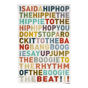 Poster I said a Hiphop papier - meerdere kleuren - 61 x 91,5 cm