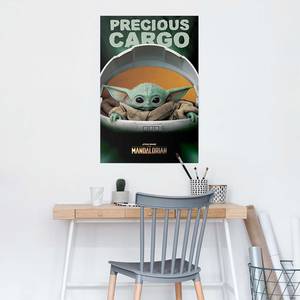 Poster The Mandalorian Precious Papier - Grün - 61 x 91,5 cm