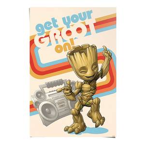 Poster Get your Groot on Papier - Mehrfarbig - 61 x 92 cm