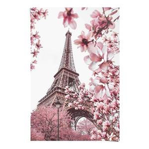 Poster Paris In Rosa Papier - Lila - 61 x 91,5 cm