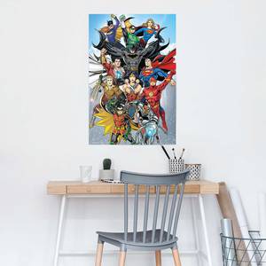 Poster DC Comics Helden Papier - Blau - 61 x 91,5 cm