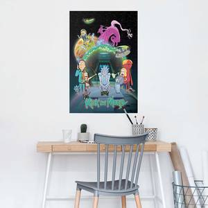 Poster Rick and Morty papier - meerdere kleuren - 61 x 91,5 cm