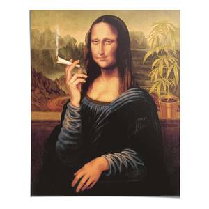 Poster Mona Lisa Joint papier - bruin - 40 x 50 cm