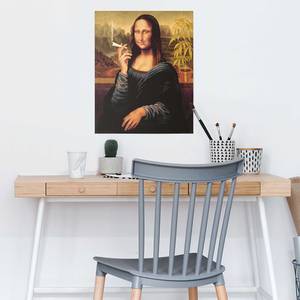 Poster Mona Lisa Joint Papier - Braun - 40 x 50 cm