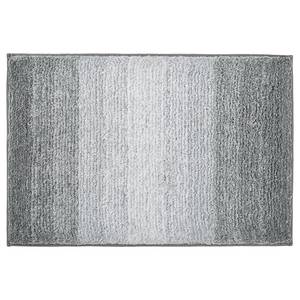 Badteppich Oslo Polyester - Hellgrau / Grau - 60 x 90 cm