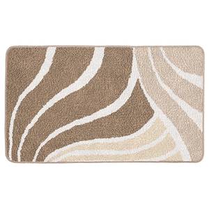 Badteppich Flame Polyacryl - Taupe - 60 x 100 cm