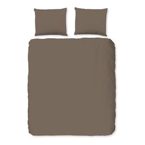 Microfaser Bettwäsche Pure Uni Microfaser - Taupe - 240 x 200/220 cm + 2 Kissen 70 x 60 cm