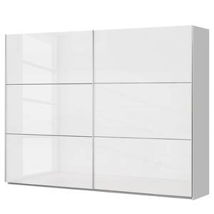 Armoire à portes coulissantes Zomme Blanc - Largeur : 270 cm