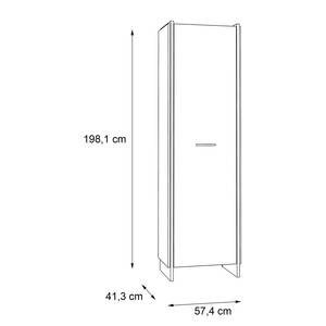 Armoire d’entrée Fejel Imitation chêne artisan / Gris