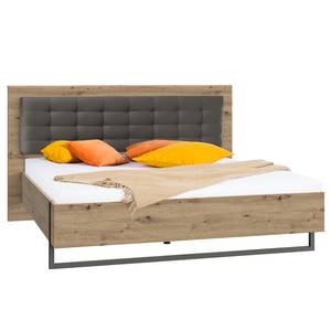 Bedframe Fejel Artisan eikenhouten look/grijs