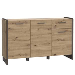 Sideboard Fejel Typ A Eiche Artisan Dekor / Grau